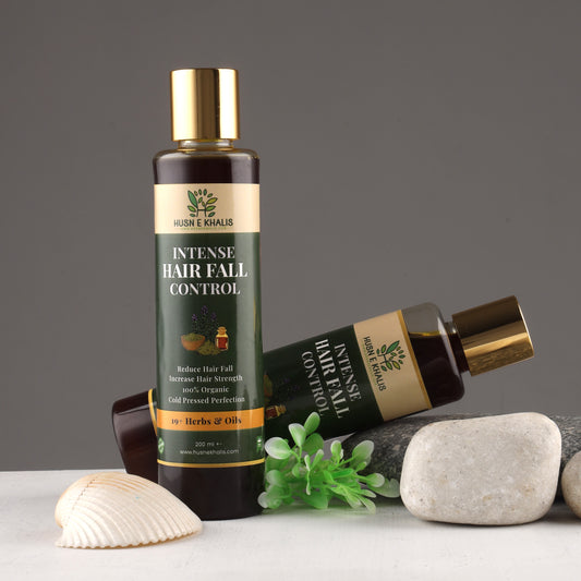 Husn-e-Khalis Intense Hair Fall Control Oil - 200ml (Men & Women)