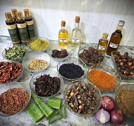 Husn-e-Khalis Intense Hair Fall Control Oil - 200ml (Men & Women)